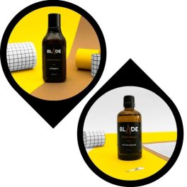 Blade Hajápolás Bőrápolás Sampon & aftershave csomag - szantál-vanília